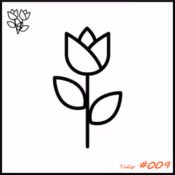 The Authentic Crypto Tulip #009