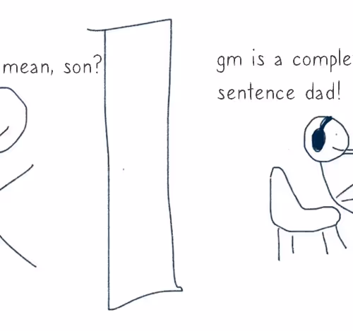 What does gm mean?