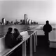 Andreas Sterzing Contemplating the City, New York - Black and White