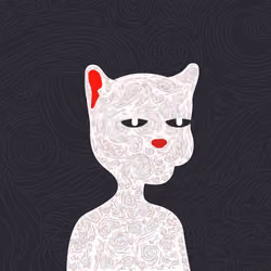 Vincent van Gogh Cats #27