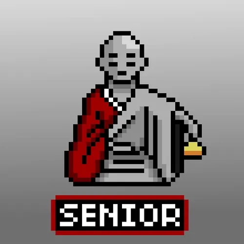 Enlightened Senior Monk