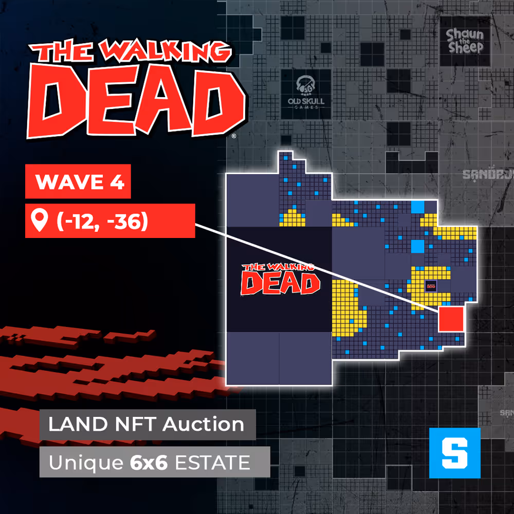 Wave 4 / The Walking Dead Sale - 6x6 Estate M [-12,-36]