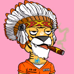 Grouchy Tiger Social Club #6656