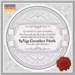 Biggest SpVgg Greuther Fürth Fan in the Metaverse