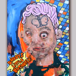 "Daddy's Little Butterfly" by Tyler Tilley (NFT + Painting)