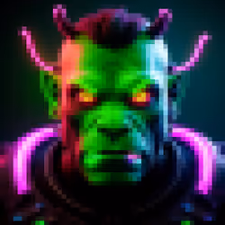 Pixelated orc #36