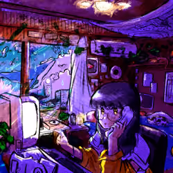 under work