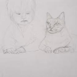 Kid and Cat