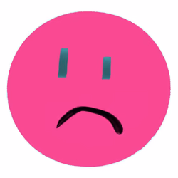 Sad F@ce! in pink