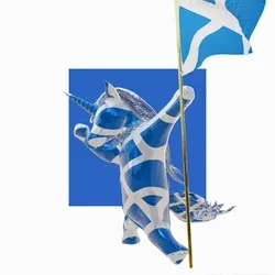 Degen Unicorn Scottish Flag #27/100