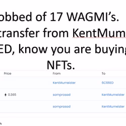 I was robbed .then my NFT's immediately relisted
