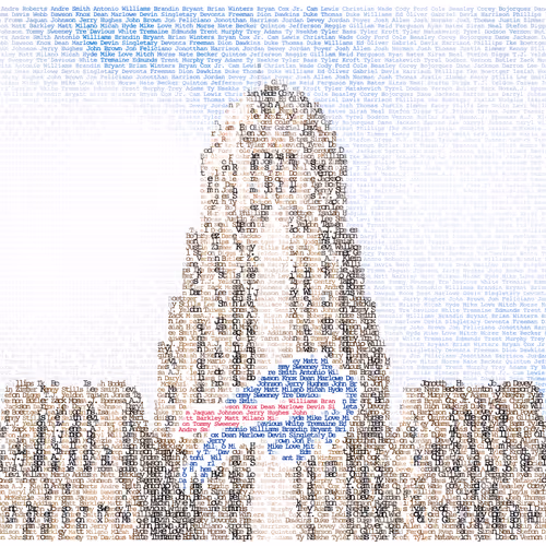 Buffalo Bills Team Name Mosiac 1024x768
