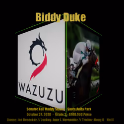 Biddy Duke - Wazuzu Racing Collection