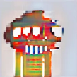Rainbow skullGAN (48/128)