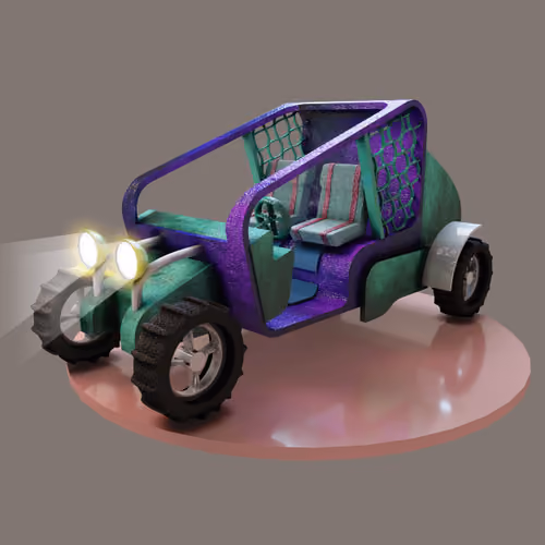 Unique Color Varition of a pretty sweat 3D Model of a nice car Original