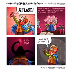Shadow Mage Hagar of the Realm - Comic Strips #1