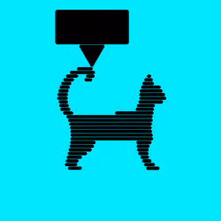 3D Printed Cat Logo