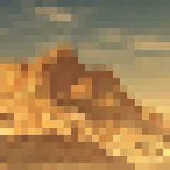 Twenty Four Pixel Mountain #43