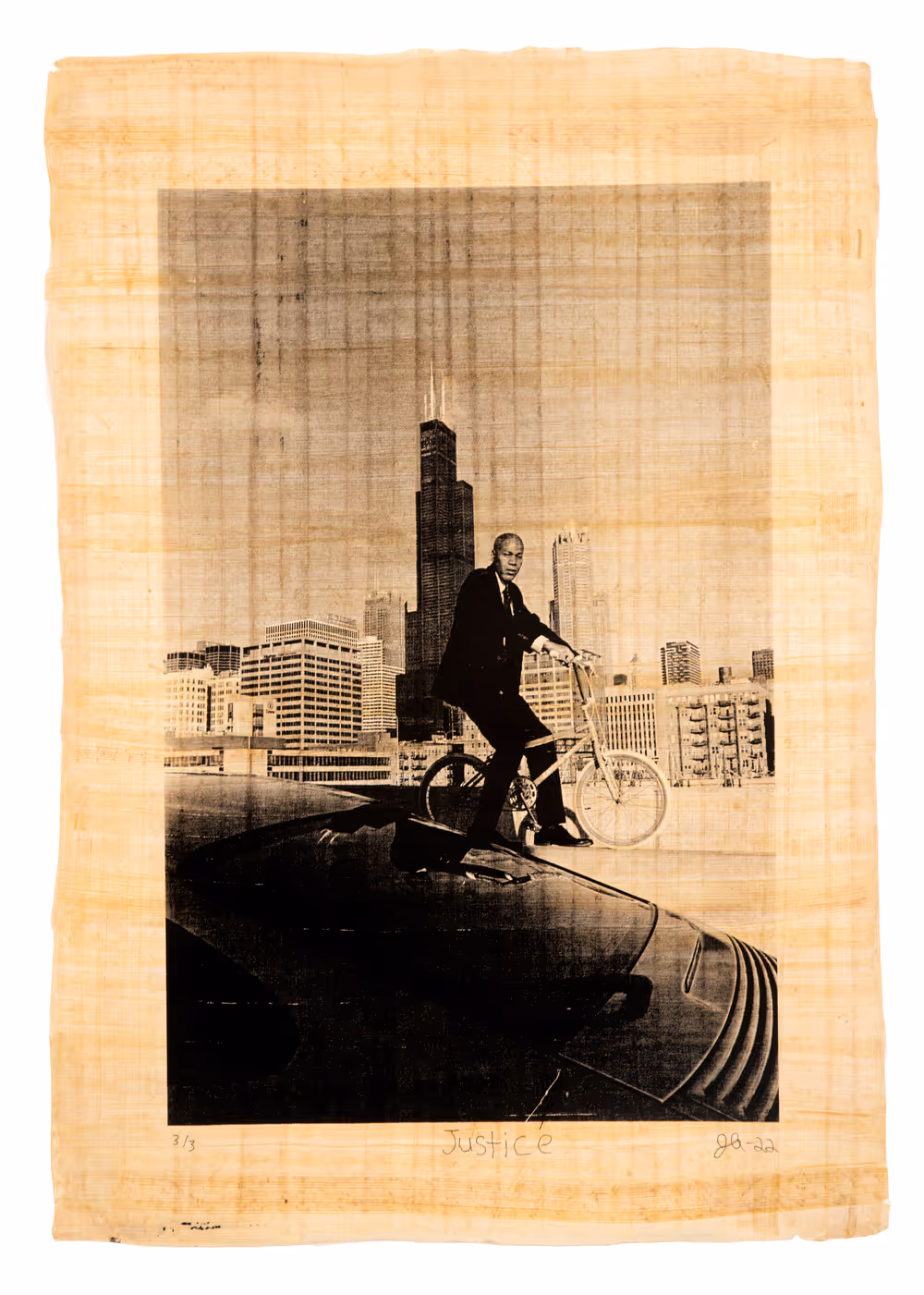 Justin Aversano - Justice - Physical Tarot Scroll - 3/3