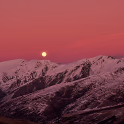 Moonset Moon