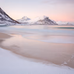 Snow, sand and the sea