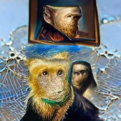 The work of Vincent Van Gogh and Leonardo da Vinci