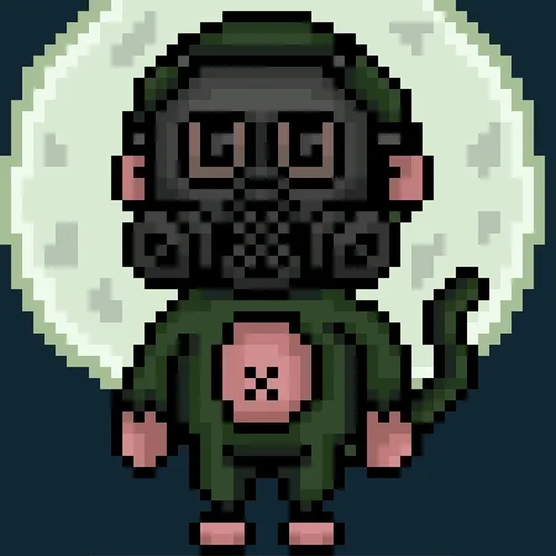 Pixel Moon Monkeys