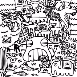 The forest of BIGFOOTS