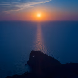 Puesta de Sol en Sa Foradada