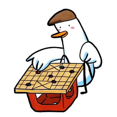 Pocpoc playing chess on the street
