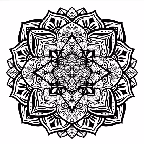 Monochrome Mandalas