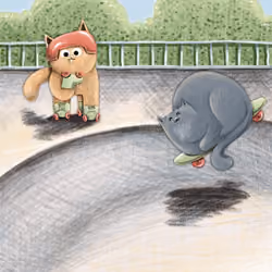 Skating Kitties