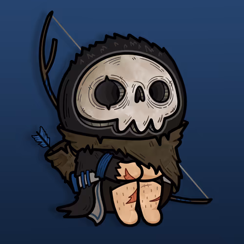 DEATH SKULL MASK CHARACTERS #009