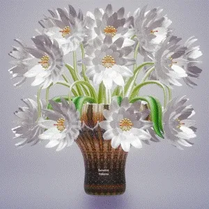 Sandras Tokens Flower Art Nr: 757