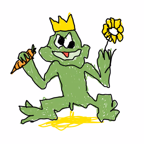 King of Carrot Flowers Frog