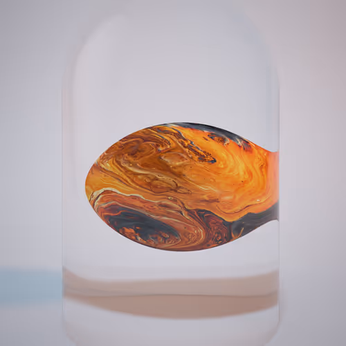 Planets Trapped In Glass