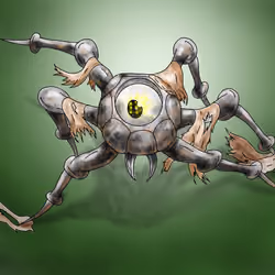 the frightened robot