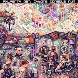 PXLPARTY 097. Cyborg Console Run