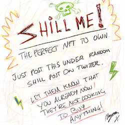 Shill me under Shill post