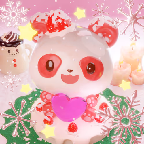 CNPcake #00360 Leelee-Pinky Red