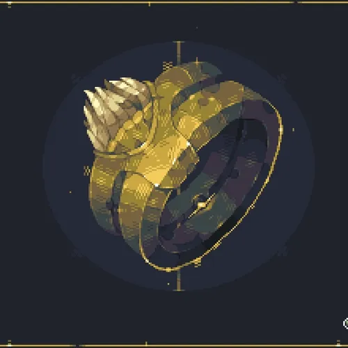 RingsOfCrypto #033 Baba Yaga Ring (Gold Edition)