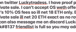 DM_LUCKYTRADESS_TWITTER_74ETH_X2Y2PRIVATESALE Collection