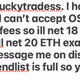 DM_LUCKYTRADESS_TWITTER_74ETH_X2Y2PRIVATESALE Collection