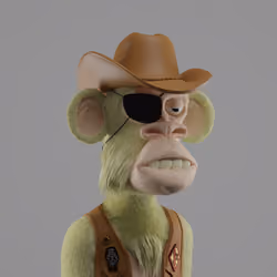 3D Bored Ape Club #460
