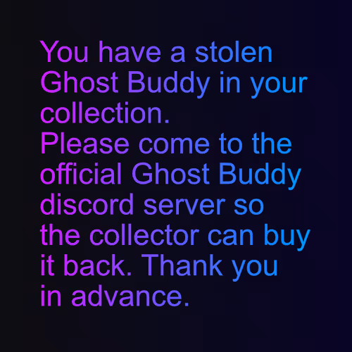 Stolen GhostBuddy #3414
