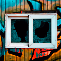 TEAL & ORANGE Broken Windows 7/8