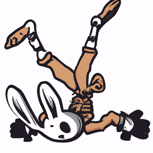 Rabbit Skeleton Fainted 0001