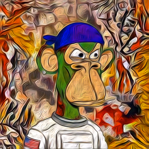 Bored Picasso Ape