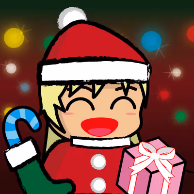 smile girl #25 Santa Claus girl