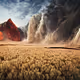 The Dry land and the Dark smoke 